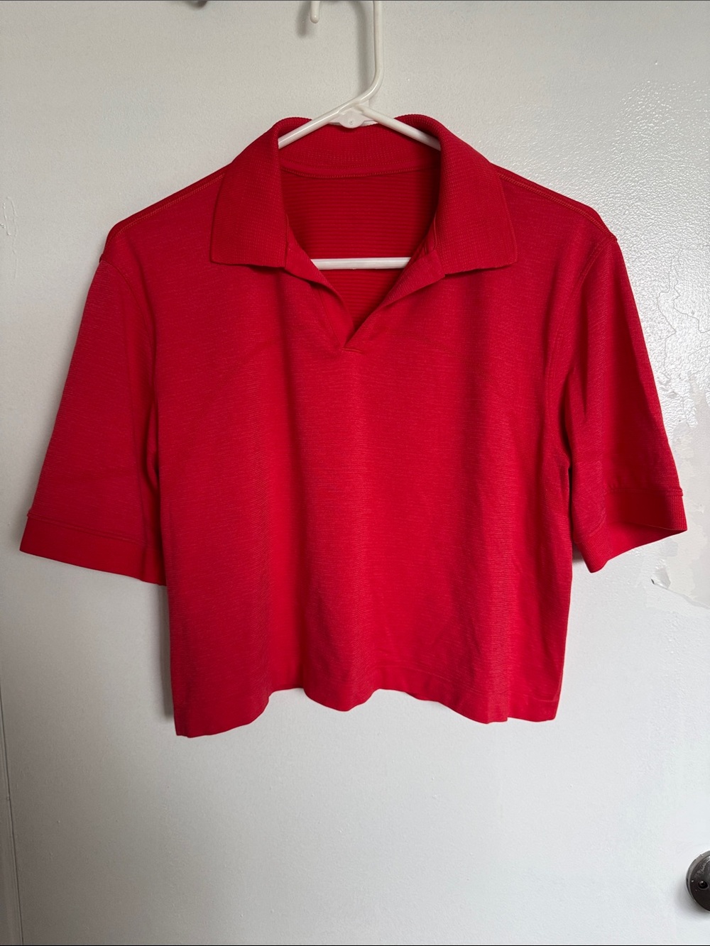 Lululemon Swiftly Tech Relaxed-Fit Polo Shirt Hot Heat / Red Glow W3GMJS